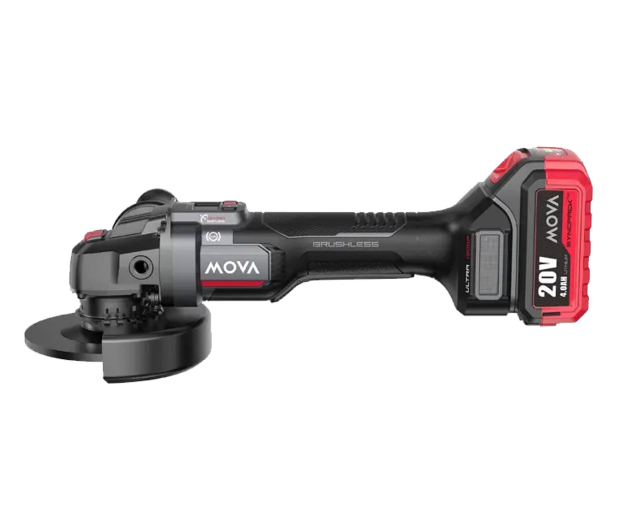 MOVA szlifierka kątowa bezszczotkowa pg125upk 20v 1300w 125mm ( - 1585819 - zdjęcie 2